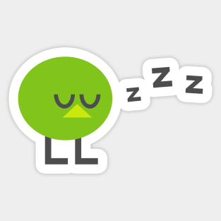 Go Back to Bed Sticker